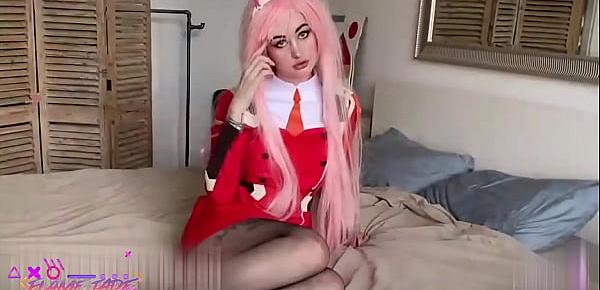  Zero Two Deepthroat Big Dick and Hard Anal Sex - Cum in Mouth POV